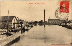 Nancy un Bassin du Canal à Nancy