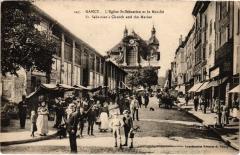 Nancy Eglise Saint-Sebastien et le Marche à Nancy