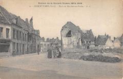 Armentieres - Place Du Marche Aux Toiles - cliché rare à Armentières