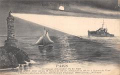 Guerre Navale 1914 -15 - Le Paris - Vu De Nuit