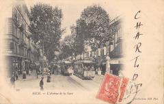 Nice - L'Avenue De La Gare - Tramway à Nice