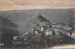 Najac - Vue Generale De La Ville Et Du Chateau à Najac