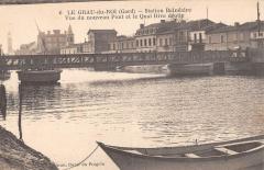 Le Grau Du Roi - Vue Du Nouveau Pont Et Le Quai Rive Droite au Grau-du-Roi