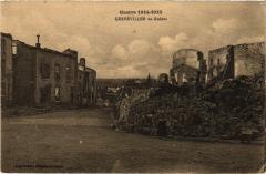 Gerbeviller en ruines