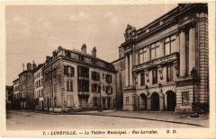 Luneville le theatre Rue Lorraine