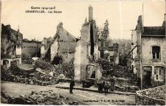 Gerbeviller les ruines