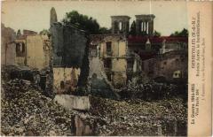 Gerbeviller ruines apres la bombardement