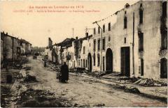 Gerbeviller apres le bombardement