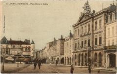 Pont a Mousson Place Duroc et Mairie à Mousson