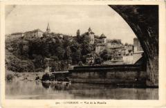 Liverdun vue de la Moselle à Liverdun