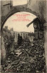 Gerbeviller bombarde par les Allemands -
													54 Meurthe et Moselle
												