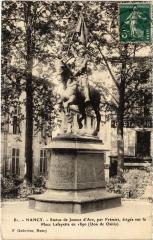 Nancy Statue de Jeanne d'Arc à Nancy