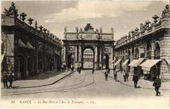 Nancy Arc de Triomphe Rue Here à Nancy