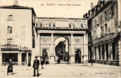 Nancy Porte et Rue Stanislas à Nancy