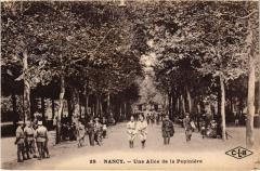 Nancy une allee de la Pepiniere à Nancy