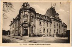 Nancy Instituts de Mathematiques et Physique à Nancy