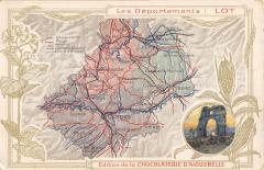 Cpa Representant Le Departement Du Lot - Cpa Publicite -
													46 Lot
												