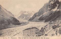 Chamonix - Hotel Et Gare Du Montenvers Et La Mer De Glace
