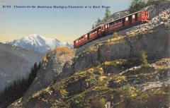 Chemin De Fer Electrique - Martigny-Chamonix Et Le Mont Blanc