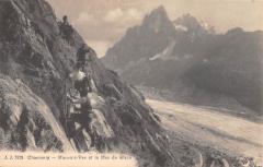 Chamonix - Mauvais Pas Et La Mer De Glace -
													74 Haute Savoie
												