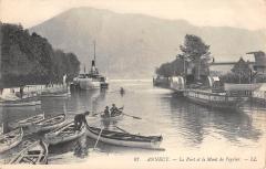 Annecy - Le Port Et Le Mont De Veyrier à Annecy