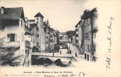 Annecy - Pont Morens Et Quai De L'Eveche à Annecy