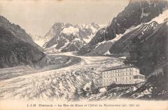 Chamonix - La Mer De Glace Et L'Hotel Du Montenvers