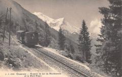 Chamonix - Chemin De Fer Du Montenvers Et Le Mont Blanc - Train