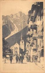 Chamonix - La Rue De L'Eglise