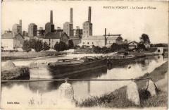 Pont Saint-Vincent le Canal et ecluse à Pont-Saint-Vincent