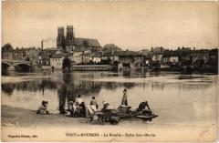 Pont a Mousson la Moselle Eglise Saint-Martin à Mousson