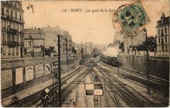 Nancy les quais de la gare à Nancy