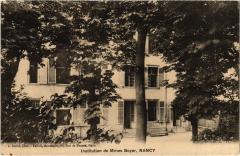 Nancy Institution de Mmes Boyer à Nancy