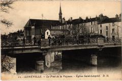Luneville Pont de la Vezouse Eglise Saint-Leopold