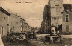 Belleville la fontaine à Belleville