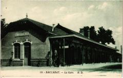 Baccarat la gare à Baccarat