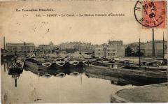 Nancy le Canal Station Centrale d'Electricite à Nancy