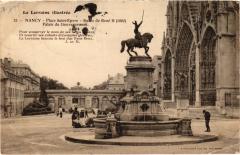 Nancy Place Saint-Epvre Statue de Rene Ii à Nancy