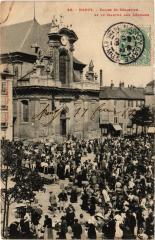 Nancy Eglise Saint-Sebastien et le marche à Nancy