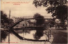 Nancy la Passerelle Pont Tournant à Nancy