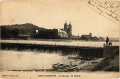 Pont a Mousson le Barrage la Moselle à Mousson