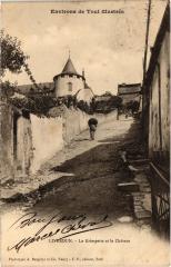 Liverdun la Grimpette et le chateau à Liverdun