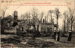 Maison Forestiere bombardee