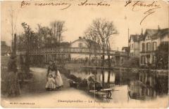 Champigneulles la passerelle à Champigneulles
