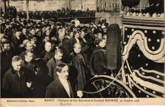 Nancy Obseques de Son Eminence le Cardinal Mathieu à Nancy