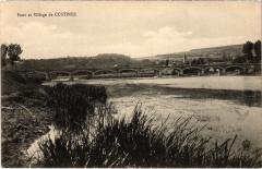 Custines Pont et village à Custines
