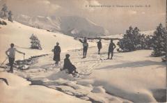 Environs D'Uriage - Skieurs Au Lac Luitel