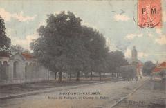 Mont Sous Vaudrey - Route De Poligny Et Champ De Foire à Mont-sous-Vaudrey