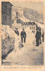 Morez-Jura - L'Hiver - La Place D'Armes Et L'Hotel De Ville -
													39 Jura
												