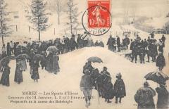 Morez - Les Sports D'Hiver - Concours 1909 - Preparatifs De La Course Des